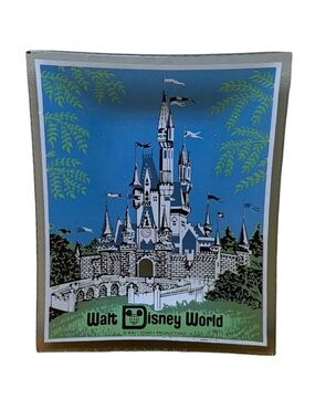 Walt Disney World Vintage 1970s Cinderella's Castle Dish Ash Tray